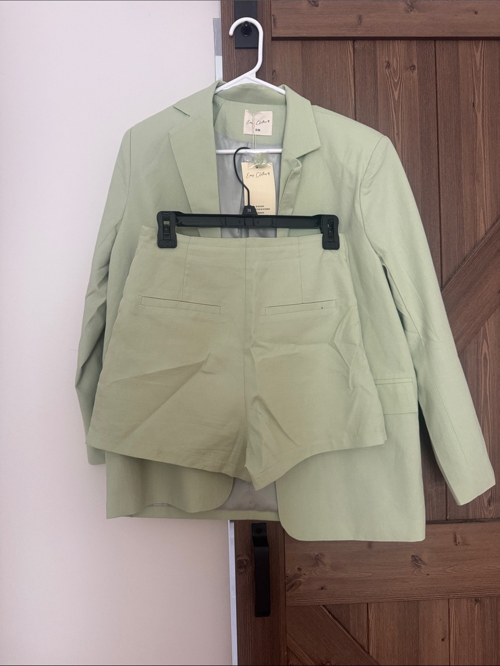 Mint Blazer & Skort Set